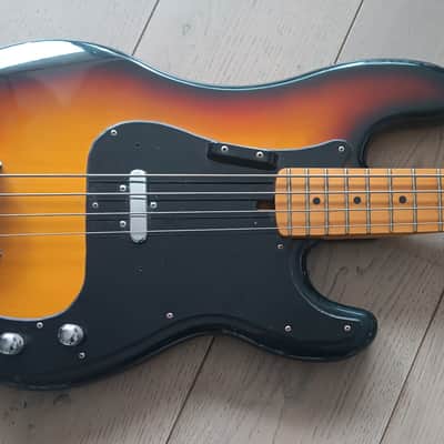 Maya Telecaster Bass Lipstick Pickup 1970s Sunburst image 4