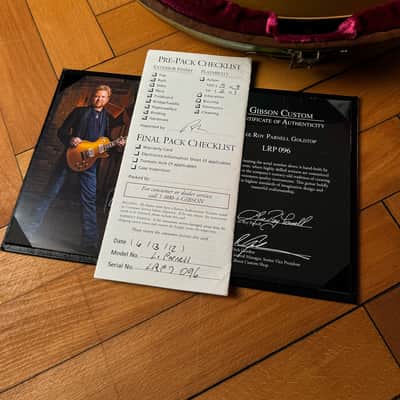 2012 Gibson 57 Les Paul Lee Roy Parnell Signature Goldtop image 16