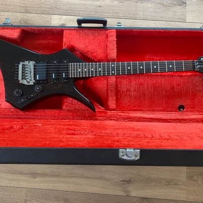 Washburn HM-5V Guitar.  1985 - Black Bloodburst. Extremely Rare Vintage Made in Japan image 1