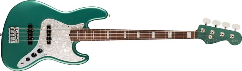Fender Adam Clayton Jazz Bass Rosewood FB Sherwood Green Metallic with Case image 1