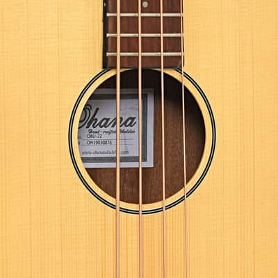 Ohana OBU-22 Acoustic-Electric Bass Ukulele (2021) image 6