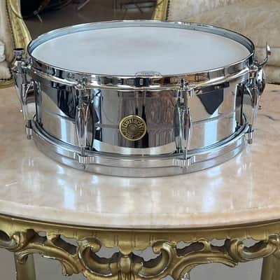 Gretsch Drums Usa Custom 14x05 Chrome over Brass image 1