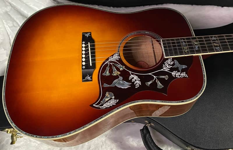 NEW! Gibson Hummingbird Custom Koa - Dealer Select - Autumnburst - Authorized Dealer - Custom Shop - 4.6 lbs - G07696 image 1