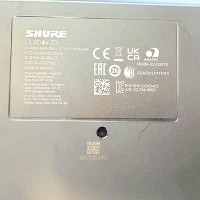Shure GLXD14+/PGA31-Z3 Digital Wireless Headset System w/ Case, Box & Accessories 2022-Present image 4