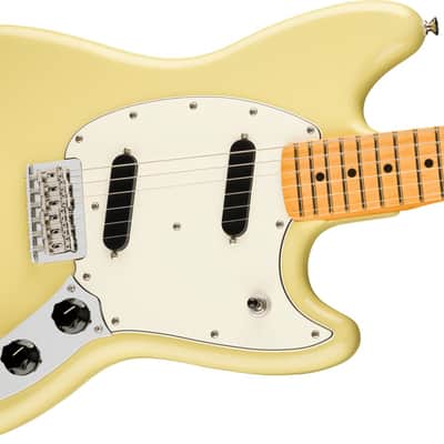 Fender Player II Mustang Electric Guitar, Maple Fingerboard, Hialeah Yellow image 2