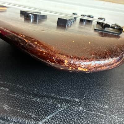 Ibanez GSR200B Gio Soundgear 2014 - Walnut Flat + Case image 8
