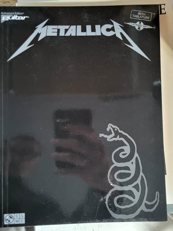 Hal Leonard Metallica – The Black Album (Guitar Recorded Versions) – First Edition Hal Leonard 1991/1992 1992 image 1