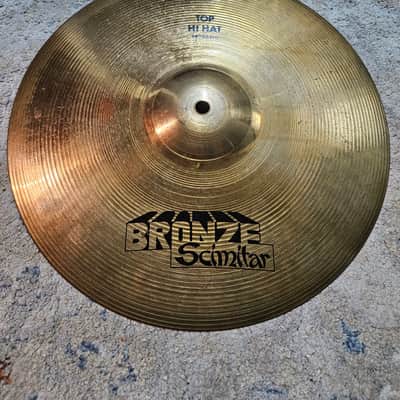 14" Zildjian Bronze Simitar (1994) Hi Hats - Brilliant image 3