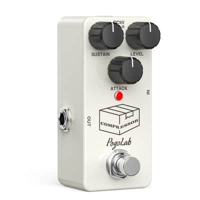 POGOLAB Compressor Guitar Effect Pedal True Bypass Sustain Level DC 9V image 1