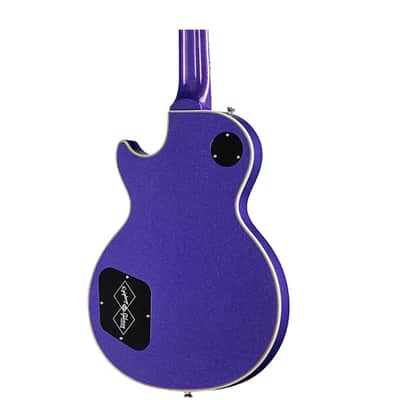 Epiphone  Inspired by Gibson Custom Les Paul Custom Electric Guitar -  New , New - Amethyst Sparkle image 6