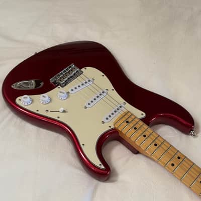 2013 Fender American Standard Stratocaster - Mystic Red Metallic - Upgrades - Free Pro Setup image 3