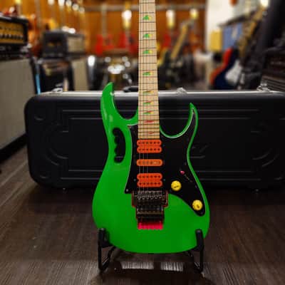 Ibanez JEM777-LG Steve Vai 30th Anniversary Limited Edition with Pink Pickups 2017 - Loch Ness Green image 4