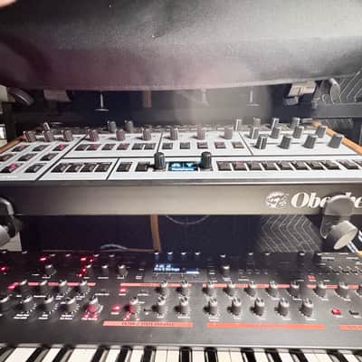Oberheim OB-X8 Desktop 8-Voice Synthesizer 2022 - Present - Black with Wood Sides image 4