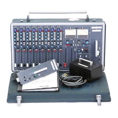 1979 Neve 5422 8x2 Suitcase Mixing Console 34128 Channel Strip Modules Vintage Original Summing Mixer Studio SideCar Complete with PSU Lid & Manual image 2