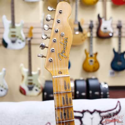 2025 NAMM FMIC #026 Fender Custom Shop 1951 Nocaster Heavy Relic Faded Aged Nocaster Blonde 6.70 LBS image 6