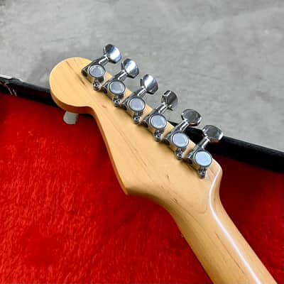 Fender E Serial Contemporary Squier Stratocaster c 1985 Black MIJ Japan strat Floyd rose fujigen image 7