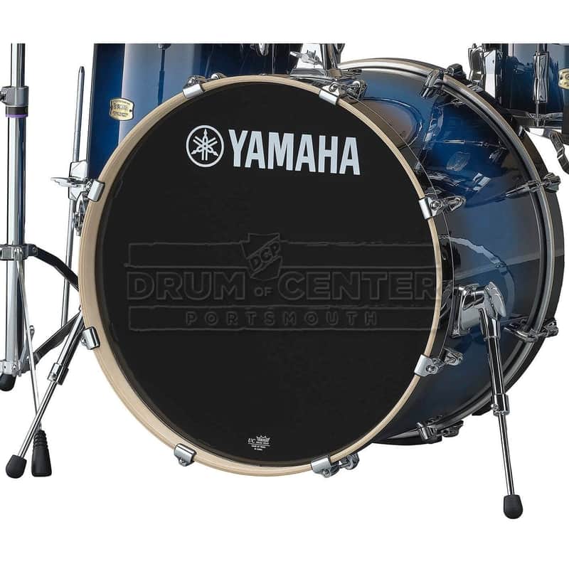 Yamaha Stage Custom Birch Bass Drum 20x17 Deep Blue Sunburst image 1
