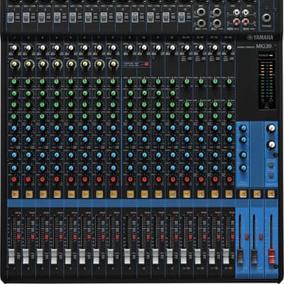 Yamaha MG20 20 Input, 6 Bus Mixer w/ Compression and Rack Kit image 1