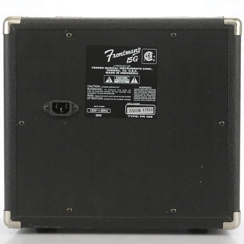 Fender Frontman 15G Series II 2-Channel 15-Watt 1x8" Guitar Practice Amp 2002 - 2010 image 2