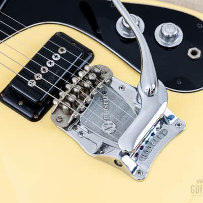 1970s Mosrite Ventures Model “Avenger” Vintage Electric Guitar White w/ Moseley Vibrato, Firstman Japan image 8