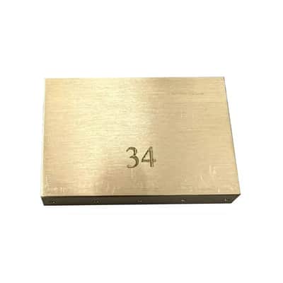 Brass Tremolo System Block – 34mm, 37mm, 42mm Sizes for Electric Guitar Tremolo Bridge image 2