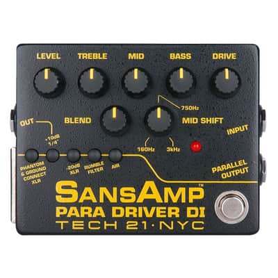 New Tech 21 SansAmp Para Driver DI V2 Guitar Effects Pedal image 2