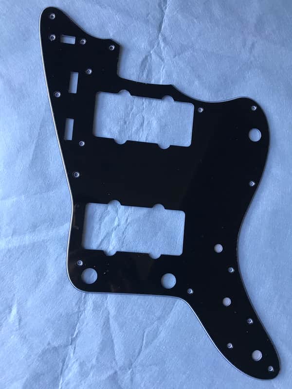 Custom New 3 Ply Black Japan Jazzmaster Style Guitar Pickguard Scratch Plate image 1