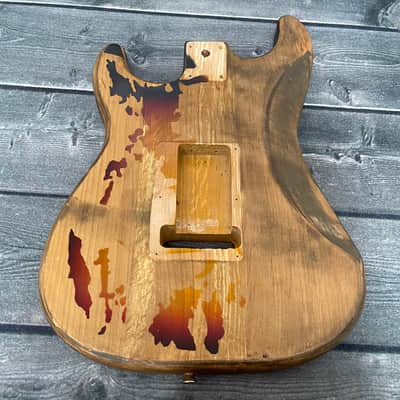 Rory Gallagher Stratocaster Body Sunburst Heavy Relic image 7