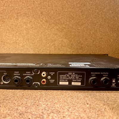 Lexicon PCM 80 Digital Effects Processor – 1990s – Serviced – Warranty image 12