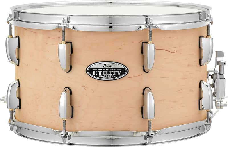 Pearl 8x14" Modern Utility Maple Snare Drum - Matte Natural (MUS1480M224) image 1