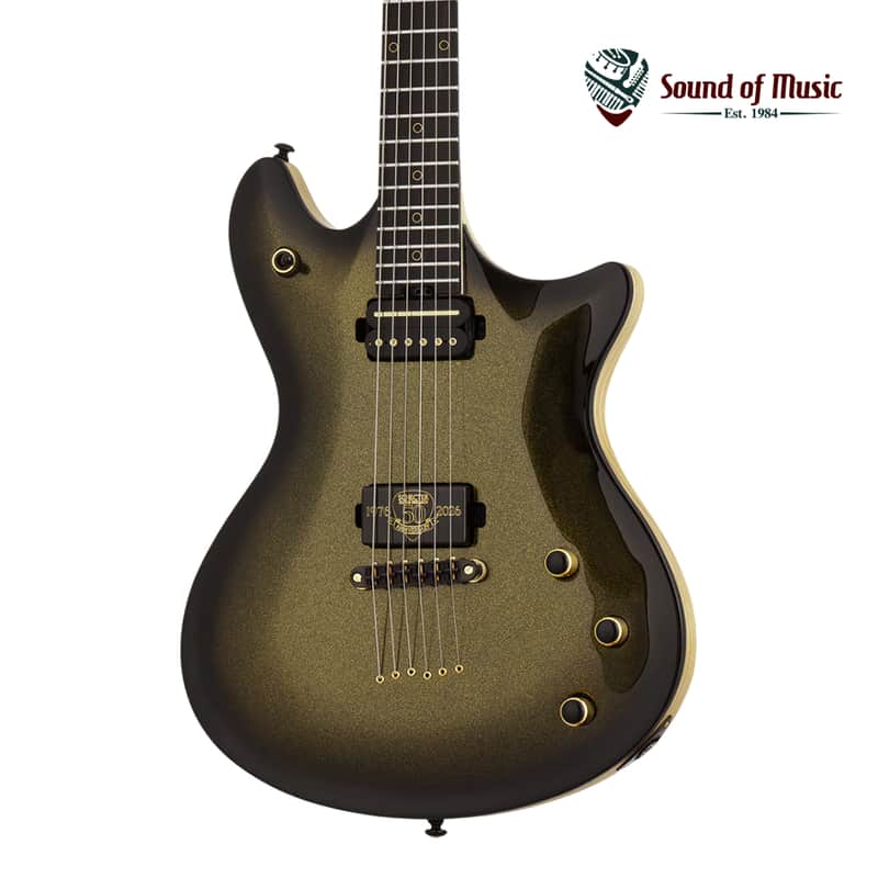 Schecter Tempest 50th Anniversary Electric Guitar - 50th Anniversary Gold Burst image 1