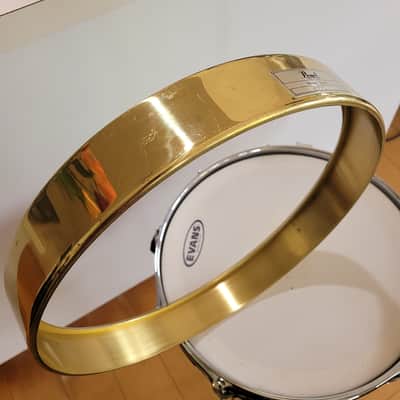 Pearl Free Floating Brass Shell Snare Drum B914-P 1983-1991 (1st Generation) image 15