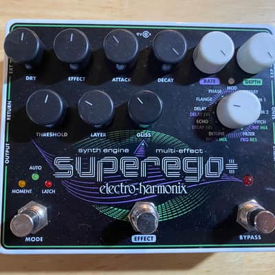 Electro-Harmonix Superego Plus Synth Engine/Multi Effect 2017 - Present - Black/Purple/Green image 1