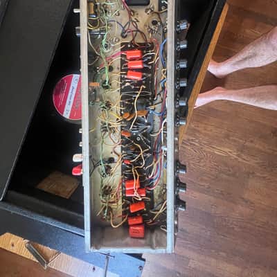 Vintage Fender Deluxe Reverb  2-Channel 22-Watt 1x12" Guitar Combo 1968 - 1969 - Silverface image 13
