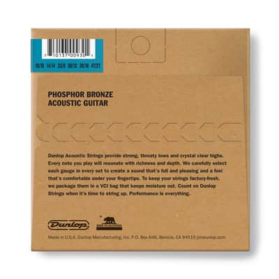 Dunlop Dap1047 J Acoustic Phosphor Bronze. Light Set/12 image 2