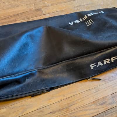 Leather Carrying Case for Farfisa Fast 2 49-Key Organ 1968 - 1971 image 6