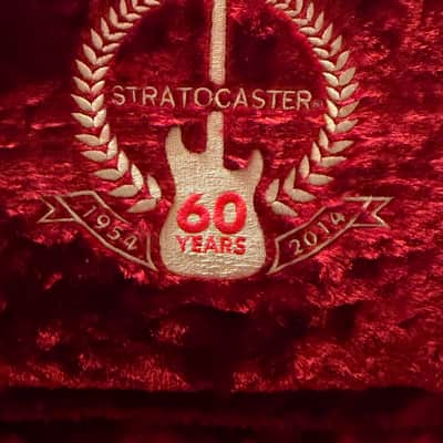 Fender 60th Anniversary Commemorative American Standard Stratocaster with Gold Hardware, Maple Fretboard 2014 - 2-Color Sunburst image 13