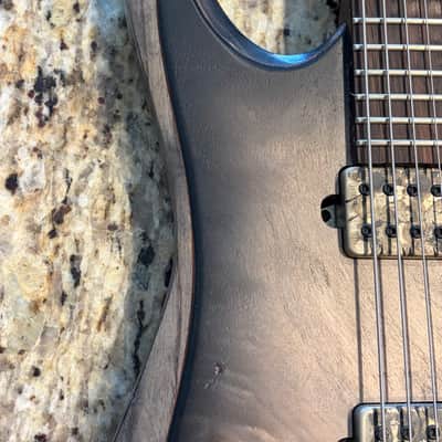Ibanez RGD71ALPA-CKF Axion Label 2022 - Charcoal Burst Black Stained Flat - BARE KNUCKLE AFTERMATHS image 15