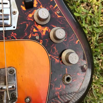 Teisco/Silvertone/Sakai "Tacoma" Electric Bass 57H01490L 1970-1971 Sunburst *FREE SHIPPING* image 6
