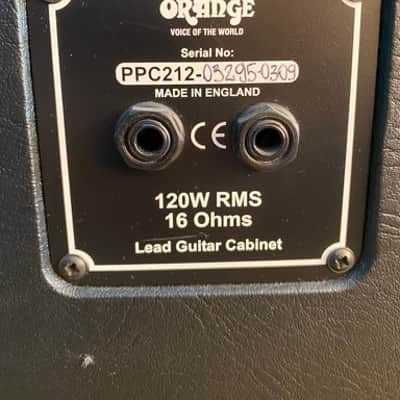 Orange PPC 212  Closed back - Black Cabinet image 6