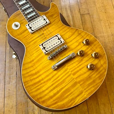 Gibson Custom Shop R9 - 8.4 lb, Rare Hard Rock Maple Top! - Special Order, w/ OHSC + CoA - Lemon Burst, Creamtone A3 Pickups, 2012, '59 Les Paul Reissue image 2