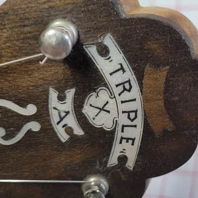 1920's? Triple X Super 17 fret Tenor Banjo, HC William L Lange image 4
