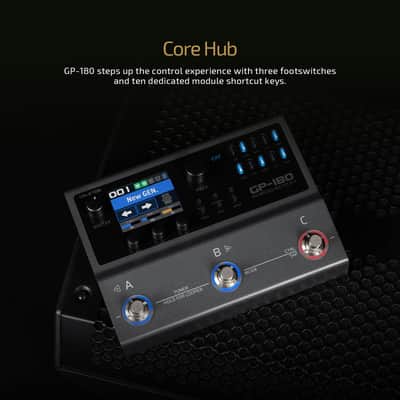 Valeton GP-180 Multi-Effects Guitar Processor with HD Modeling, 200+ Effects, Built-in Battery, IR & NAM Support, Looper, Drum Machine, USB Audio Interface image 3
