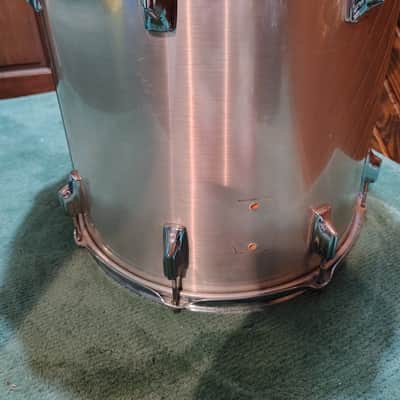 Tama Imperialstar 16x16 Floor Tom/Rack Tom 1981 - Metallic Hairline Chrome image 6