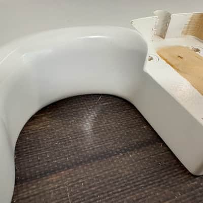 80s KRAMER JK1000 Body White Alder 1H w/Plate Made in Japan image 11