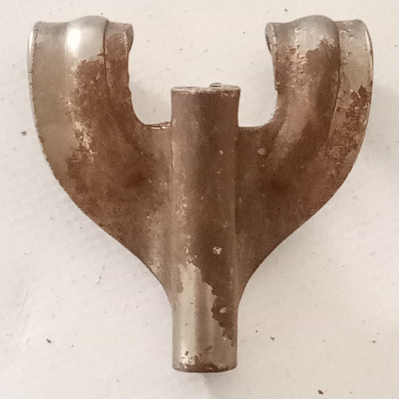 Gretsch 1+ Claw Bass/Snare Drum T-Rod Round Badge Nickel Broadkaster Vintage USA — main photograph