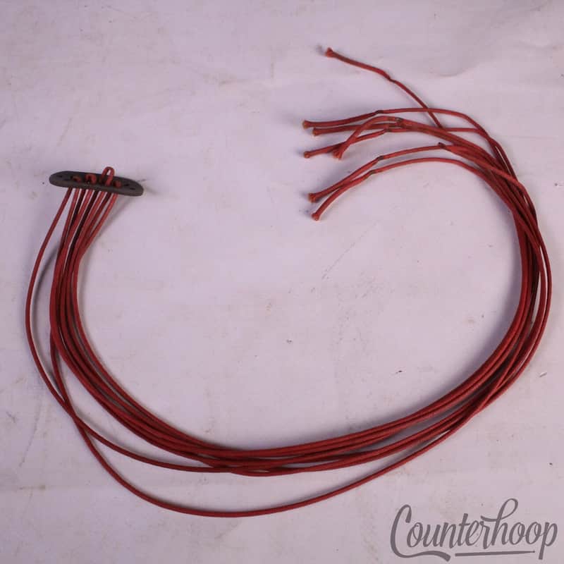 Ludwig 13" Cloth Snares Snare Drum Wires 8-Strands 15"Vintage 10s USA Percussion image 1
