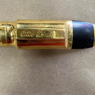 Used Otto Link Super ToneMaster 9* Metal Eb Alto Sax Saxophone Mouthpiece with Cap & Ligature Made in the USA image 4