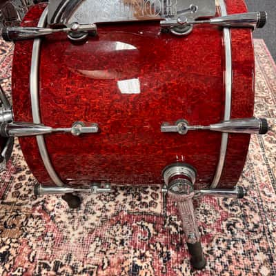 10"-12"-14"-20"-14" Designer Series Maple Light Drum Set - Cherry Birdseye Maple image 8