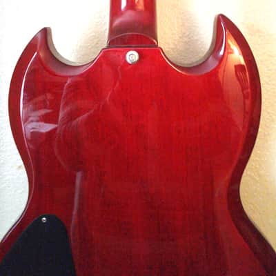 Epiphone SG, G-400 CH Transparent Cherry Gloss Red w/case image 5